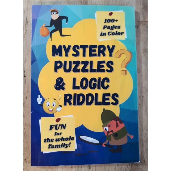 Other - Mystery Puzzles & Logic Riddles 100+‎ Pageds In Color Fun For The Whole Family